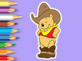 Igra Pobarvanka: Kavboj Winnie  spletu