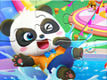 Igra Sestavljanka: Vodni park Baby Panda  spletu