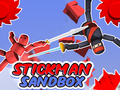 Igra Stickman pesek spletu