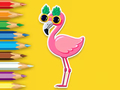Igra Pobarvanka: Flamingo  spletu