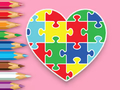 Igra Pobarvanka: Heart Jigsaw  spletu