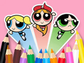Igra Pobarvanka: The Powerpuff Girls  spletu