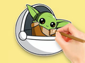 Igra Pobarvanka: Mojster Yoda  spletu
