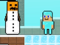 Igra Noob proti Pro Snowman  spletu