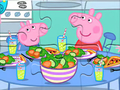 Igra Sestavljanke: peppa večerja spletu