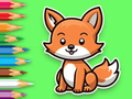 Igra Pobarvanka: Baby Fox  spletu