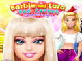 Igra Barbie in Lara izziv na rdeči preprogi  spletu