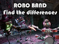 Igra Robot Band - Poišči razlike  spletu