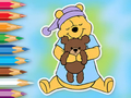 Igra Pobarvanka: Winnie With Toy Bear  spletu