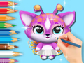 Igra Pobarvanka: Cute Fluvsies  spletu