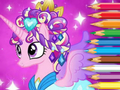 Igra Pobarvanka: Poni princesa  spletu