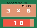 Igra Naučite se matematike MCQ  spletu