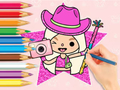 Igra Pobarvanka: Toca Boca World  spletu