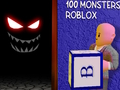 Igra 100 pošasti Roblox  spletu