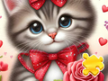 Igra Sestavljanka: Rose Cat  spletu