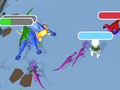 Igra Stickman dinozavrska arena  spletu