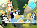 Igra Sestavljanka: Bluey Pool Spa  spletu