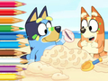 Igra Pobarvanka: Bluey On The Beach  spletu