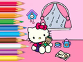 Igra Pobarvanka: Hello Kitty Rainy Day  spletu