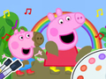 Igra Pobarvanka: Peppa Pig Muddy Funny  spletu