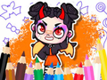 Igra Pobarvanka: Avatar World Cute Devil  spletu