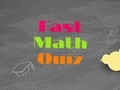 Igra Hitri matematični kviz  spletu