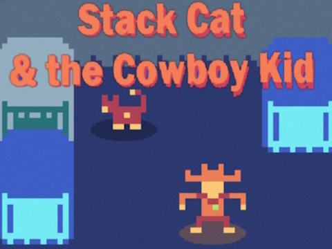 Igra Stack mačka in kavbojski otrok spletu