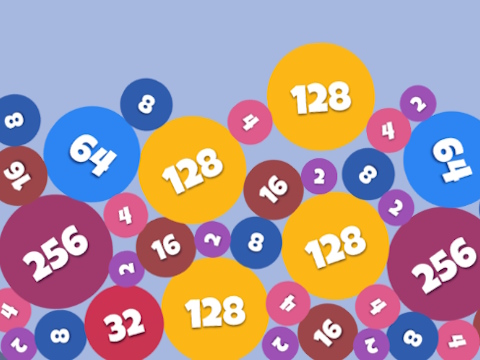 Igra 2048 Match žogice  spletu
