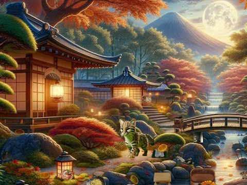 Igra Skrite skrivnosti japonskega vrta  spletu