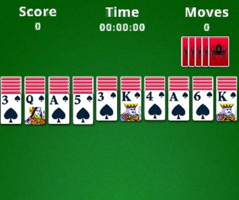 Igra Pajek Solitaire  spletu