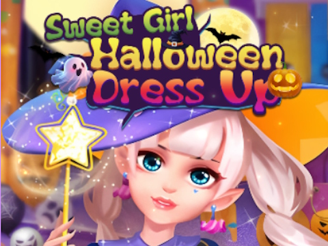 Igra Sladko dekle Halloween Obleka spletu
