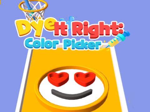 Igra Dye It Right: Izbirnik barv  spletu