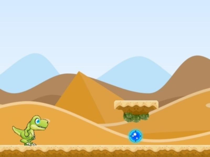 Igra Teče Dino  spletu