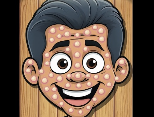 Igra Risanka Pimple Pop  spletu