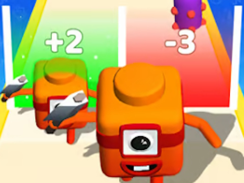Igra Merge Number Cube: Igra 3D Run  spletu