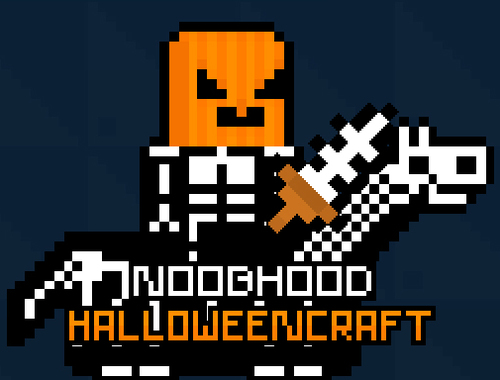 Igra Noobhood Halloweencraft spletu