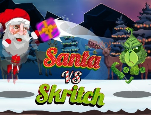 Igra Božiček proti Skritchu  spletu
