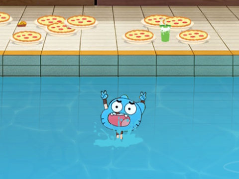 Igra Čudoviti svet Gumball Pool Party  spletu