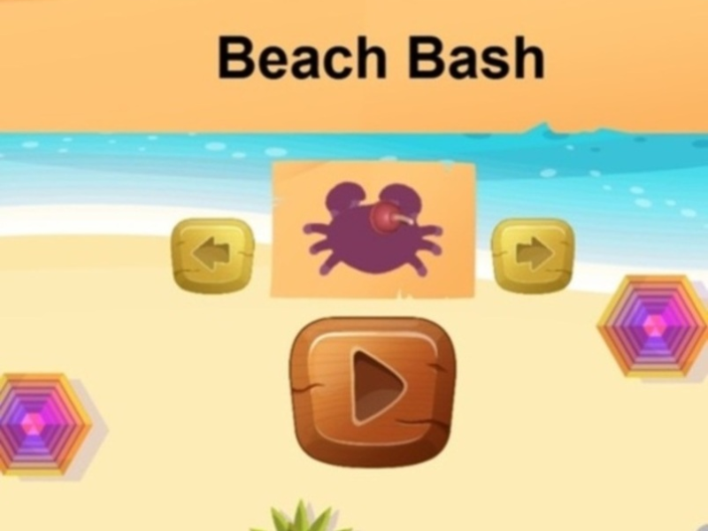 Igra Plaža bash spletu