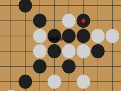 Igra Gomoku: pet kamnov v vrsti  spletu