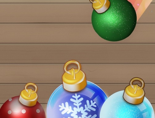 Igra Novoletne uganke Connect Balls!  spletu