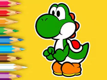 Igra Pobarvanka: Yoshi Fishing Day  spletu