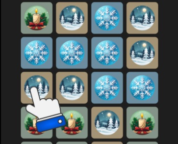 Igra Združitev simbola WinterWonder  spletu