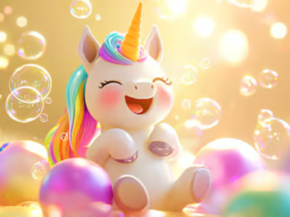 Igra Sestavljanka sestavljanke: Unicorn Bubble Fun spletu
