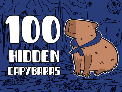 Igra 100 skritih kapibar  spletu