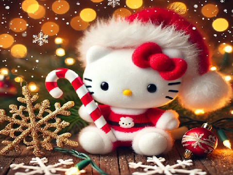 Igra Božična uganka Hello Kitty  spletu