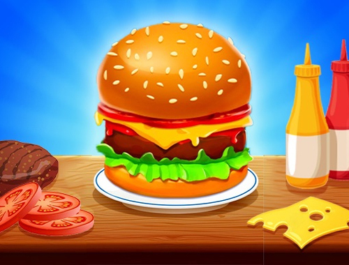 Igra Burger Cafe spletu