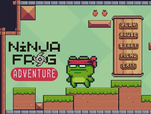 Igra Ninja Frog Adventure spletu