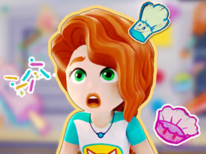 Igra Jigsaw Puzzle: LEGO Friends Kitchen Pazl: Lego kuhinja s prijatelji  spletu
