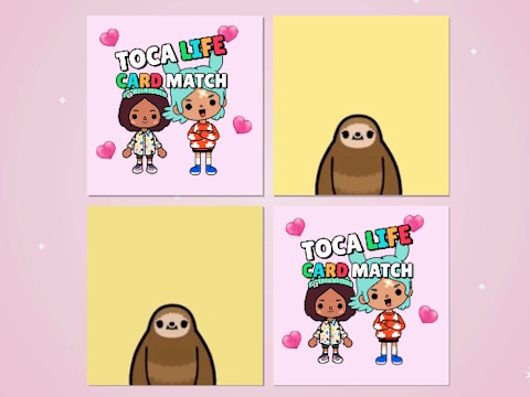 Igra TOCA Life Memory Card Match spletu